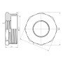 Футорка Thermo Alliance Forte 2"х1" ЗВ SF3745025