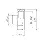 Перехід Thermo Alliance Forte 1" 1/2х3/4" ВЗ SF3604020