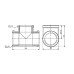 Тройник Thermo Alliance Forte 3/4" ВВ SF36120