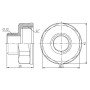 Перехід Thermo Alliance Forte 1"х1/2" ВЗ SF3602515