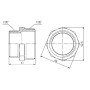 Ніпель редукційний Thermo Alliance Forte 1 1/2"х11/4" SF3594032