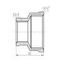Муфта редукційна Thermo Alliance Forte 1 1/4х3/4" ВВ SF3573220