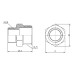 Ниппель редукционный Thermo Alliance Forte 1/2"х3/8" SF359159