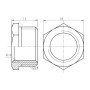 Футорка Thermo Alliance Forte 3/8"х1/4" ЗВ SF37496