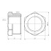 Футорка Thermo Alliance Forte 1/2"х3/4" ЗВ SF3742015