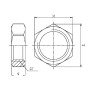 Контргайка Thermo Alliance Forte 1" SF35025