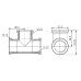 Тройник Thermo Alliance Forte 1/2" ВВ SF36115