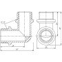 Кут Thermo Alliance Forte 1/2" ЗЗ SF37315