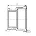 Муфта редукционная Thermo Alliance Forte 1 1/4х1" ВВ SF3573225