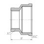 Муфта редукційна Thermo Alliance Forte 1 1/2х1" ВВ SF3574025