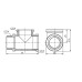 Трійник Thermo Alliance Forte 3/4" ВВЗ SF36320