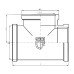 Трійник Thermo Alliance Forte 1" 1/4 ВВ SF36132