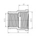 Муфта редукційна Thermo Alliance Forte 1/2"х3/4" ВВ SF3572015