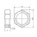 Контргайка Thermo Alliance Forte 1/2" SF35015