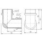 Кут Thermo Alliance Forte 3/4" ЗЗ SF37320