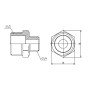 Ніпель редукційний Thermo Alliance Forte 1/2"х1/4" SF359156