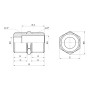 Ніпель подовжений Thermo Alliance Forte 1/2" SF35815L