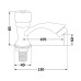 Кран на одну воду для раковини Brinex BW 0221
