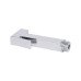 Лійка для гігієнічного душу Qtap Rucni прямоугольна QTCRMB120 Chrome (Bidet)