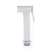 Лійка для гігієнічного душу Qtap Rucni прямоугольна QTCRMB120 Chrome (Bidet)