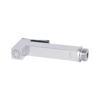 Лійка для гігієнічного душу Qtap Rucni прямоугольна QTCRMB120 Chrome (Bidet)