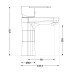 Змішувач для раковини Brinex 37W 001