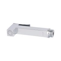 Лійка для гігієнічного душу Qtap Rucni прямоугольна QTCRMB120 Chrome (Bidet)