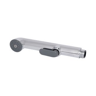 Лійка для гігієнічного душу Qtap Rucni округла QTCRMA021 Chrome/Grey