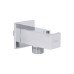 Підключення з тримачем для шланга Qtap Spojeni прямоугольне QTCRMBH130 Chrome (Fixsit)