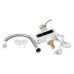 Проточный кран-водонагреватель кухонный для кухни Lidz Warm 058 LDWAR058WCR24985 White / Chrome