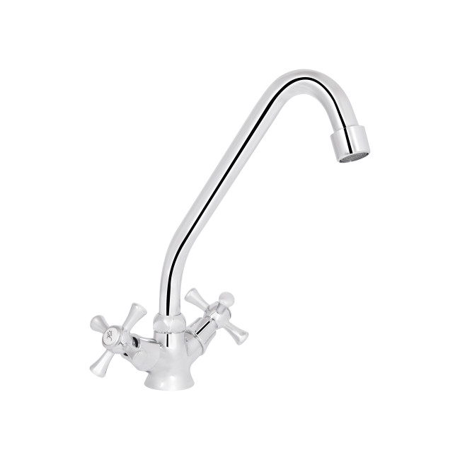 Змішувач для кухні Lidz Lamb 271F двохвентильний LDLAM271FCRM21889 Chrome