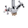Змішувач для кухні Lidz Lamb 273F двохвентильний LDLAM273FCRM21890 Chrome
