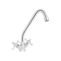 Змішувач для кухні Lidz Lamb 271F двохвентильний LDLAM271FCRM21889 Chrome