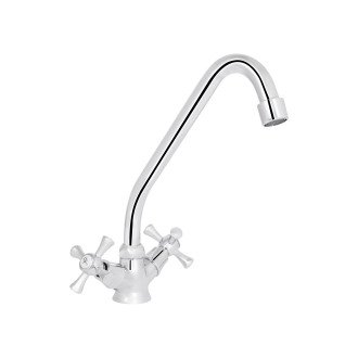 Смеситель для кухни Lidz Lamb 271F двухвентильный LDLAM271FCRM21889 Chrome