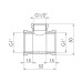 Трійник редукційний Thermo Alliance Forte 1"х1/2"х1" ВВ SF362251525