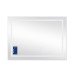 Зеркало Qtap Mideya (DC-F904) 800х600 с LED-подсветкой Touch, с диммером QT2078F904W