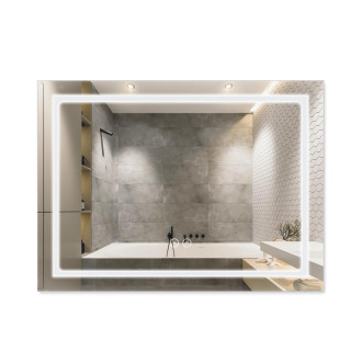 Дзеркало Qtap Mideya (DC-F904) 800х600 з LED-підсвічуванням Touch, з димером QT2078F904W