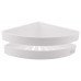 Полка угловая Qtap Police пластиковая QTPL01 White