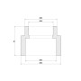 Муфта PPR Thermo Alliance 63х50