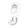Кутик PPR Thermo Alliance 25х3/4" ЗР