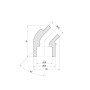 Кутик PPR Thermo Alliance 25, 45°