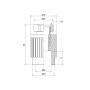 Муфта PPR Thermo Alliance з накидною гайкою 20х1/2"