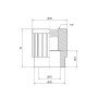 Муфта PPR Thermo Alliance 25х1/2" ВР