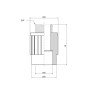 Муфта PPR Thermo Alliance 25х3/4" ЗР