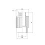 Муфта PPR Thermo Alliance 20х1/2" ЗР