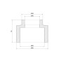 Муфта PPR Thermo Alliance 63х40