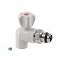 Кран кульовий радіаторний PPR Thermo Alliance 20х1/2" кутовий