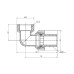 Згін "Американка" Thermo Alliance Forte 1/2" кутовий SF191W15