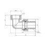 Згін "Американка" Thermo Alliance Forte 1/2" кутовий SF191W15