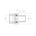 Згін "Американка" Thermo Alliance Forte 1/2" прямий SF190W15